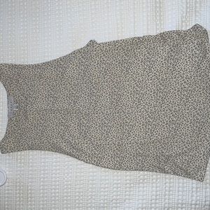 Leopard print body suit